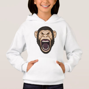 Singe avec poils noirs