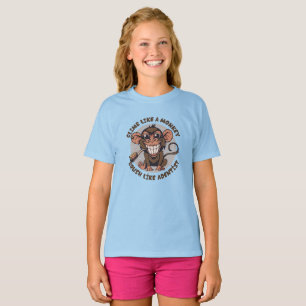 Singe caricaturale   T-shirt enfant