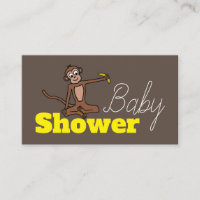 Singe Cheeky, Baby shower Invitation de billets