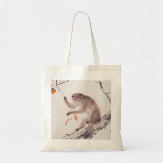 Singe Japonais Peinture Chinois Sac fourre-tout Zo (Devant)