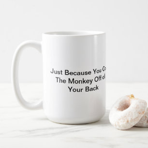 Singe outre de votre tasse arrière