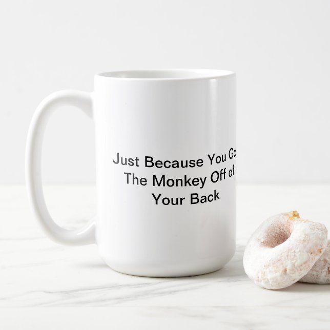 Singe outre de votre tasse arrière (Avec donut)