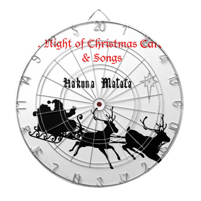 Singen am Weihnachtsfest - Carols & Festive Joy Dartscheibe (vorne)