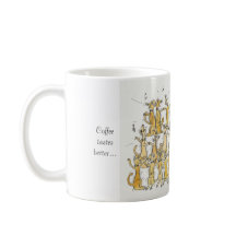 Singen der Meerkat-Tasse