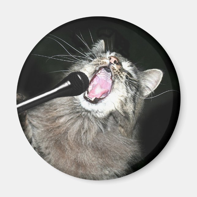 Singen für sein Abendessen Magnet (Vorne)