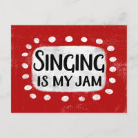 Singen ist meine Postkarte