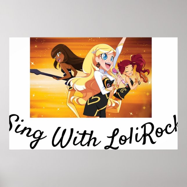 Singen mit LoliRock Poster (Vorne)