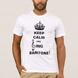 Singen Sie Bariton T-Shirt