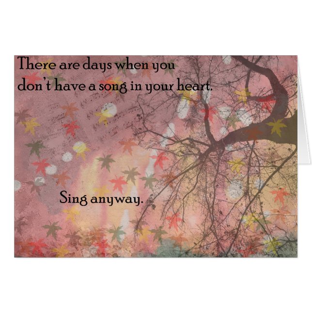 Singen Sie irgendwie (Vorderseite (Horizontal))