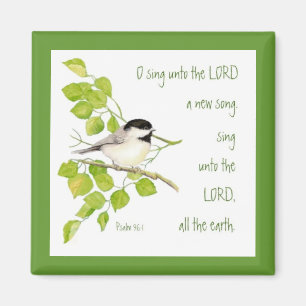 Singen Sie Lord, der Schrift u. dem Vogel ein Magnet