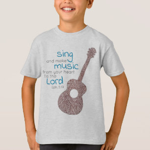 "Singen und Musik machen.." Gitarre T-Shirt