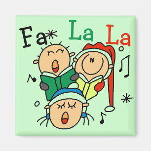 Singen Weihnachtslieder Tshirts und Geschenke Magnet