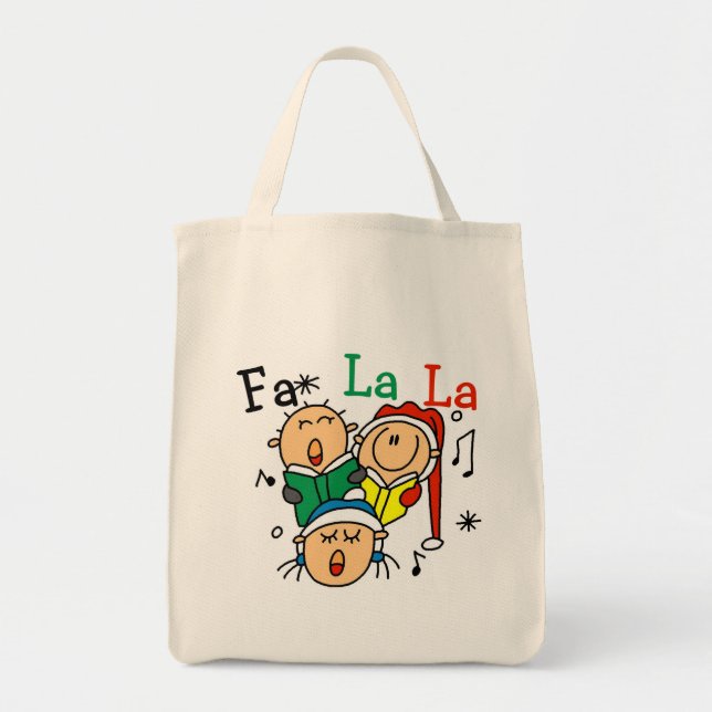 Singen Weihnachtslieder Tshirts und Geschenke Tragetasche (Vorne)