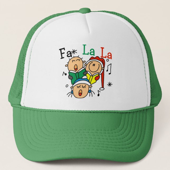 Singen Weihnachtslieder Tshirts und Geschenke Truckerkappe (Vorderseite)