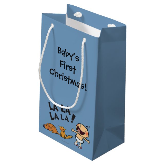 Singenbaby Leslie Patricelli mit Kleine Geschenktüte (Rückseite Schrägansicht)