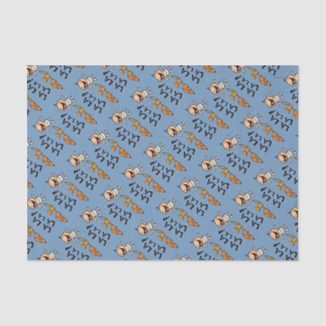 Singenbaby Leslie Patricelli mit Seidenpapier (Vorderseite)