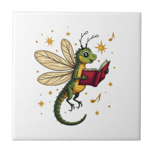 Singende Libelle Fliese