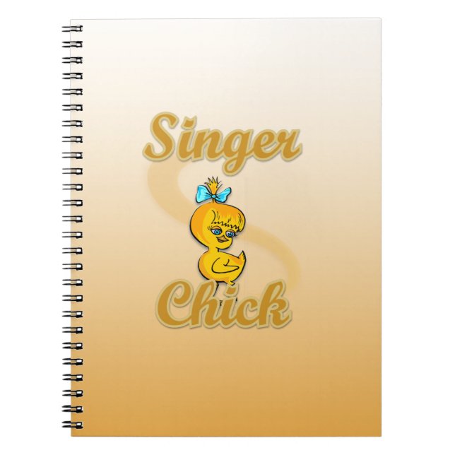 Singer Chick Notizblock (Vorderseite)