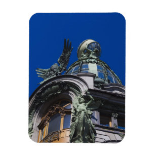 Singer Gebäude, Detail Magnet