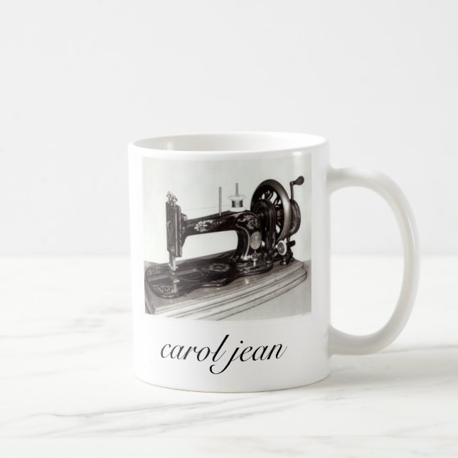 Singer-New-Family-Sewing-Machine-1865-Giclee-Pr… Kaffeetasse (Rechts)