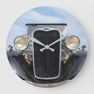 Singer Nine, Vintage britischer Wagen, 1934 Große Wanduhr