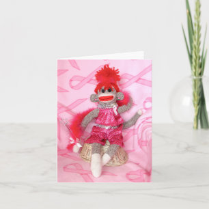 Singes Chaussettes pour la Cure Rose Carte Denise