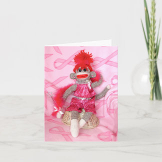 Singes Chaussettes pour la Cure Rose Carte Denise