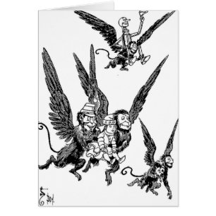 Singes de vol de magicien d'Oz