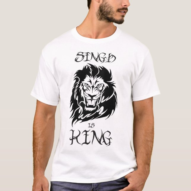 Singh est le Roi Tshirt (Devant)