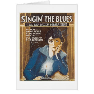 Singin' Die Blues Vintag Songbook Cover