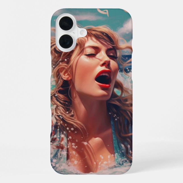 Singing Lady Phone Cases iPhone 16 Plus Hülle (Rückseite)