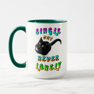 Single, aber nie einsam tasse