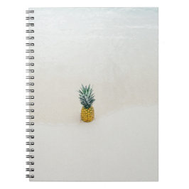 Single Ananas am Strand Notizblock