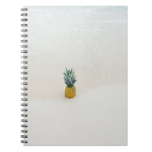 Single Ananas am Strand Notizblock