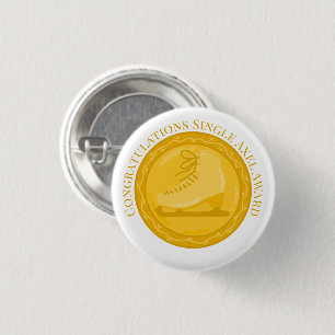 SINGLE AXEL AWARD Eis Skaten Special Achievement Button
