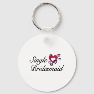 Single-Brautjungfer Schlüsselanhänger