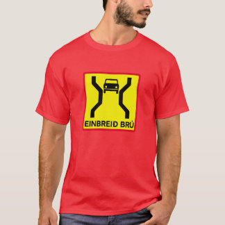 Single-Breite Brücke, Verkehrszeichen, Island T-Shirt
