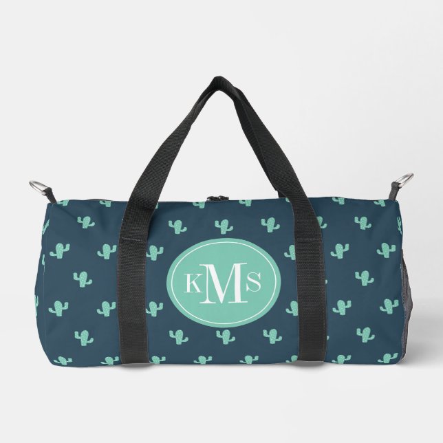Single Cactus Pattern Duffle Bag (Vorderseite)
