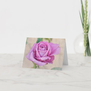 Single Deep Pink Rose aus Gertie's Garden Karte