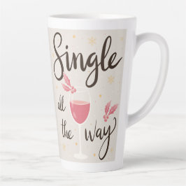 Single Die ganze Weihnachtszeit Latte Tasse