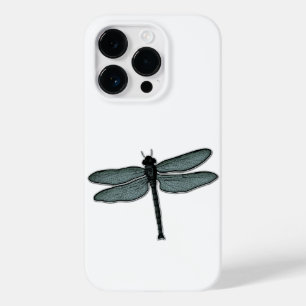 Single Dragonfly Line Zeichn Art Case-Mate iPhone 14 Pro Hülle