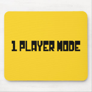 Single/ein Spieler-Modus Mousepad