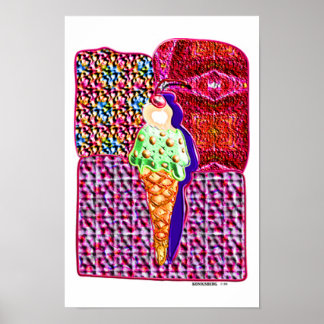 Single-Eistüte 1 Poster