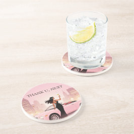 Single Era Party Coaster| Thank U, Next Coaster Getränkeuntersetzer