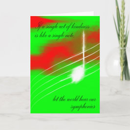 Single Feiertagskarte