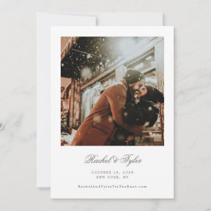 Single Foto Klassisches Skript Save the Date