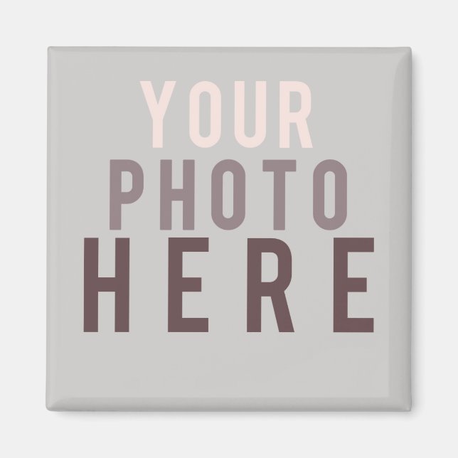 Single | Fotovorlage | DIY Magnet (Vorne)
