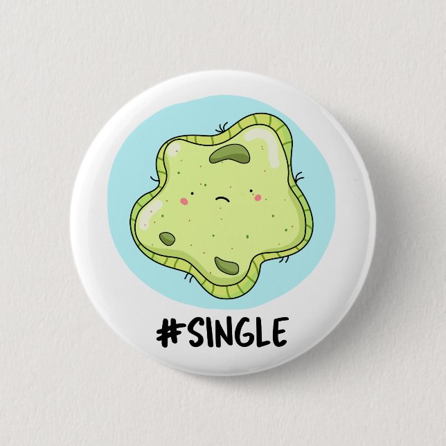 #Single Funny Solo Cell Biology Puff Button (Vorderseite)
