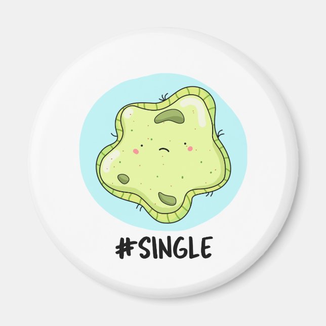 #Single Funny Solo Cell Biology Puff Magnet (Vorne)