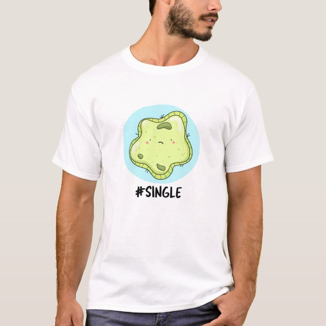 #Single Funny Solo Cell Biology Puff T-Shirt (Vorderseite)
